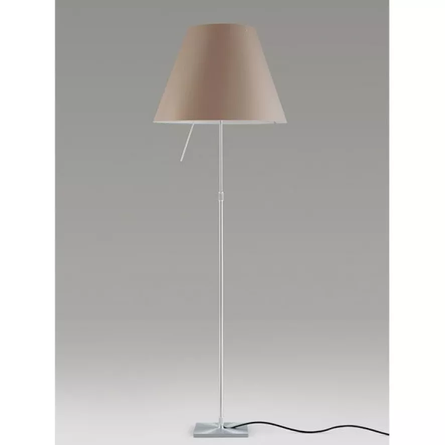 Luceplan Costanza Vloerlamp Telescopisch Met Schakelaar Aluminium/Mistic White 12 Luceplan Costanza Vloerlamp Telescopisch Met Schakelaar Aluminium/Mistic White - Afbeelding 10