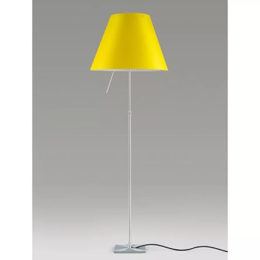 Luceplan Costanza Vloerlamp Telescopisch Met Schakelaar Aluminium/Mistic White 15 Luceplan Costanza Vloerlamp Telescopisch Met Schakelaar Aluminium/Mistic White - Afbeelding 13
