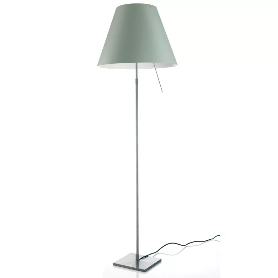 Luceplan Costanza Vloerlamp Telescopisch Met Schakelaar Aluminium/Mistic White 7 Luceplan Costanza Vloerlamp Telescopisch Met Schakelaar Aluminium/Mistic White - Afbeelding 5