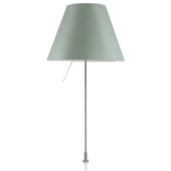 Luceplan Costanzina Tafellamp Met Schroefbevestiging Aluminium/Comfort Green