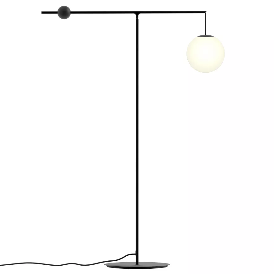 Luceplan Malamata Vloerlamp Zwart 4 Luceplan Malamata Vloerlamp Zwart - Afbeelding 2