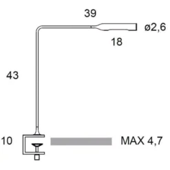 Lumina Flo Clamp Klemlamp LED 2700K Gunmetal -Flinders x886x886 lumina flo clamp bureaulamp led 2700k4.jpg.pagespeed.ic .keWAgtXoo
