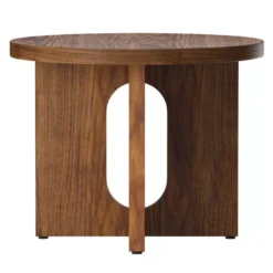 Audo Copenhagen Androgyne Bijzettafel Ø50 Walnoot