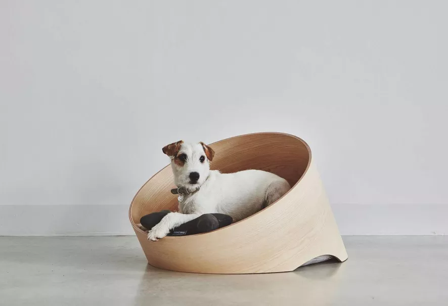 MiaCara Covo Hondenmand Ø60 Essen, Kussen Ivory 7 MiaCara Covo Hondenmand Ø60 Essen, Kussen Ivory - Afbeelding 5