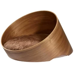 MiaCara Covo Kattenmand Ø60 Walnoot, Kussen Taupe -Flinders x886x886 miacara covo kattenmand21.jpg.pagespeed.ic .7emyEIACWk