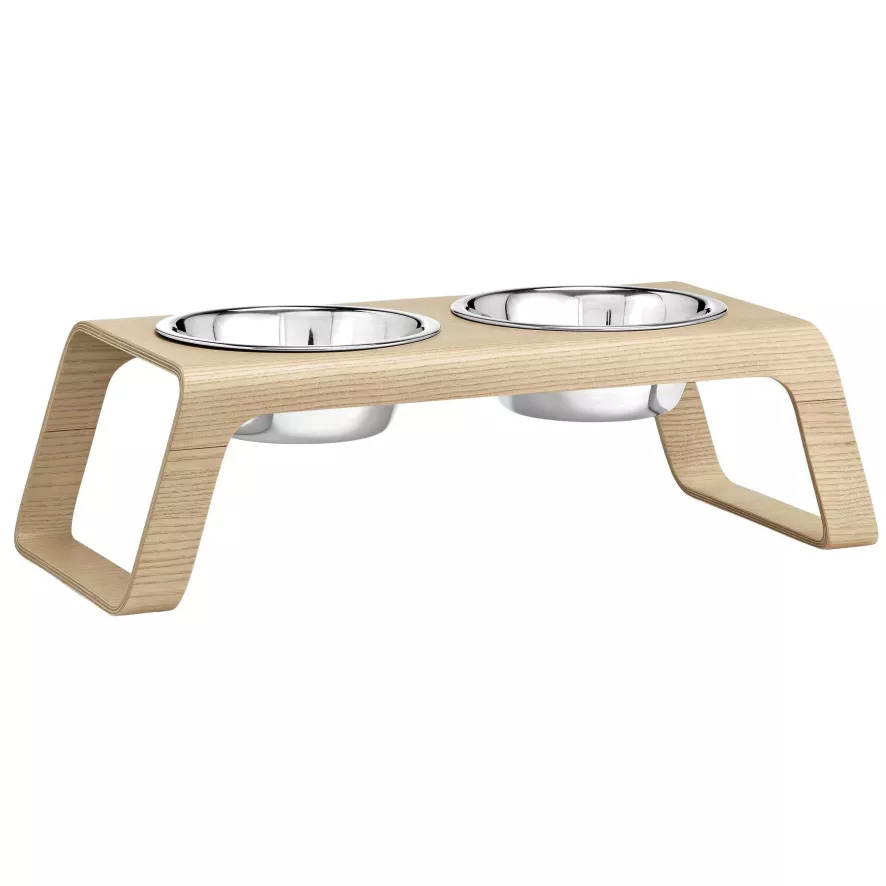 MiaCara Desco Hondenvoerbak Medium Essen Naturel 3 MiaCara Desco Hondenvoerbak Medium Essen Naturel