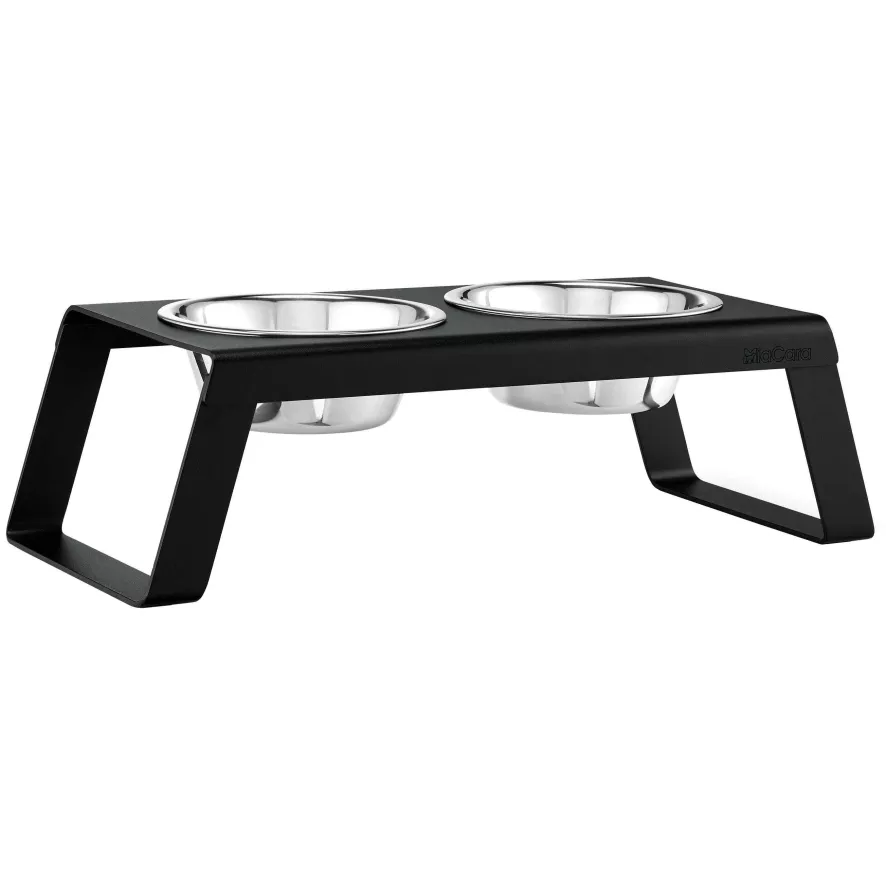 MiaCara Desco Hondenvoerbak Medium Essen Naturel 4 MiaCara Desco Hondenvoerbak Medium Essen Naturel - Afbeelding 2