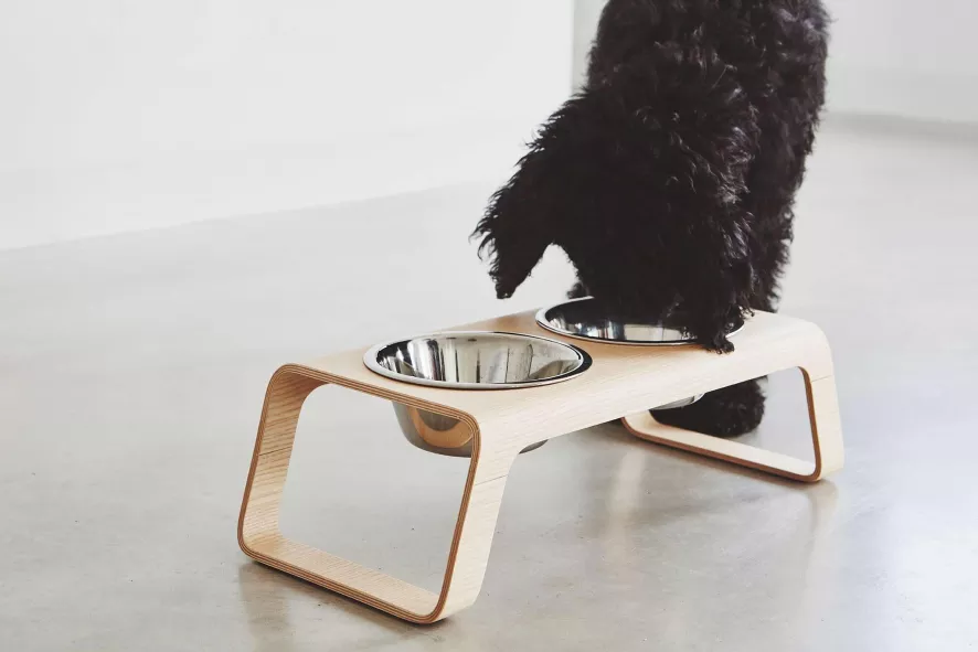 MiaCara Desco Hondenvoerbak Medium Essen Naturel 12 MiaCara Desco Hondenvoerbak Medium Essen Naturel - Afbeelding 10