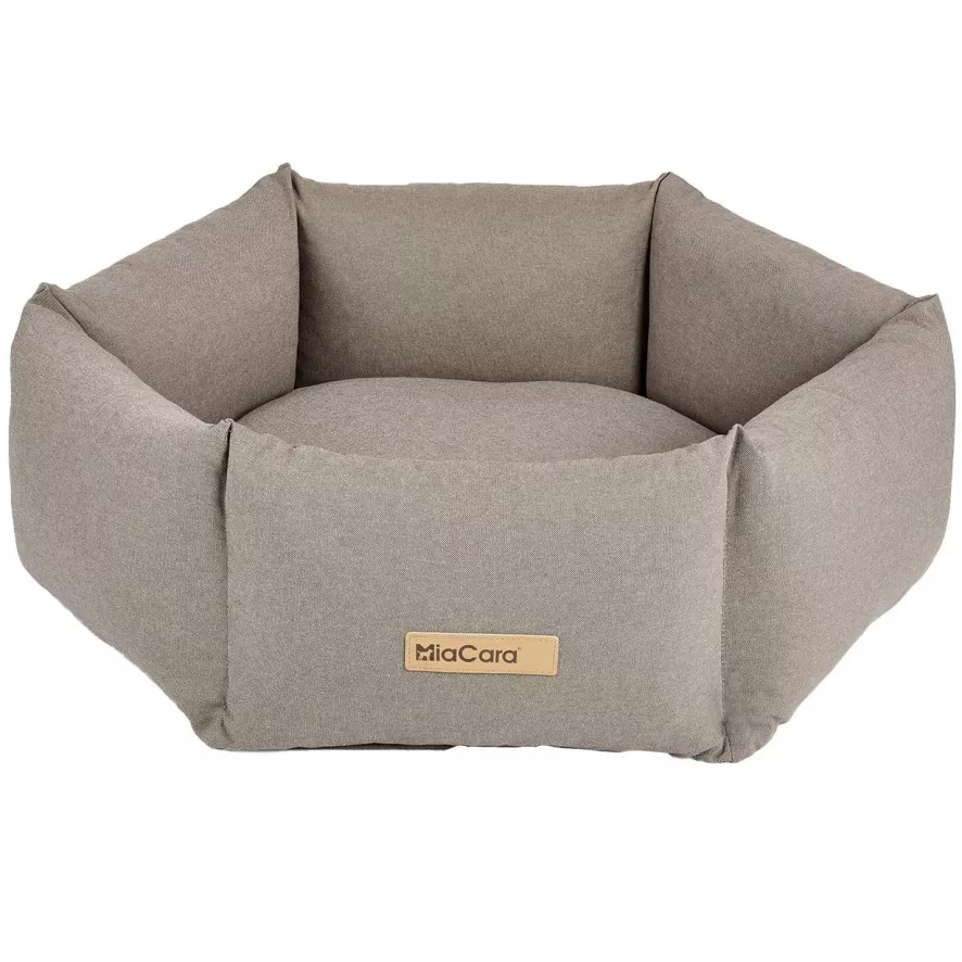 MiaCara Felice Hondenmand Ø80 Medium Sand 10 MiaCara Felice Hondenmand Ø80 Medium Sand - Afbeelding 8