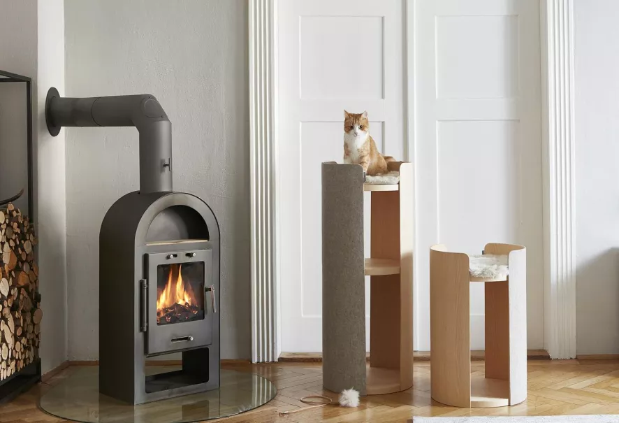 MiaCara Torre Krabpaal Medium Essen Naturel 6 MiaCara Torre Krabpaal Medium Essen Naturel - Afbeelding 4