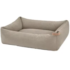 MiaCara Velluto Hondenmand Medium Greige