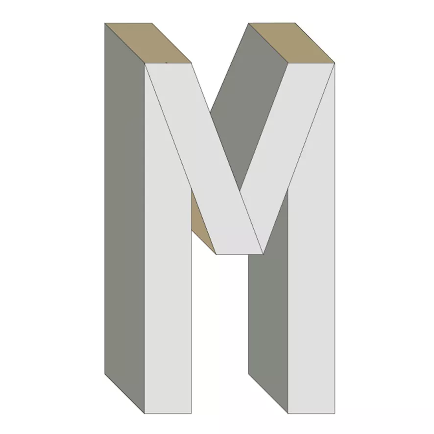 Mogg Letteronza Spiegel Large H 11 Mogg Letteronza Spiegel Large H - Afbeelding 9