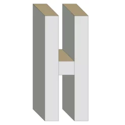 Mogg Letteronza Spiegel Large H