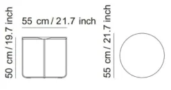 Montis Flint Bijzettafel 55 Mat Wit, Onderstel Rvs -Flinders x886x886 montis flint bijzettafel 55.JPG.pagespeed.ic .Wz GsqwcwW