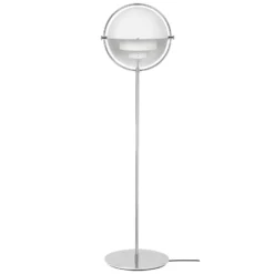 Gubi Multi-Lite Vloerlamp Chroom/wit