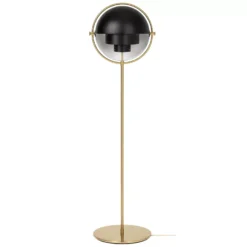 Gubi Multi-Lite Vloerlamp Messing/zwart