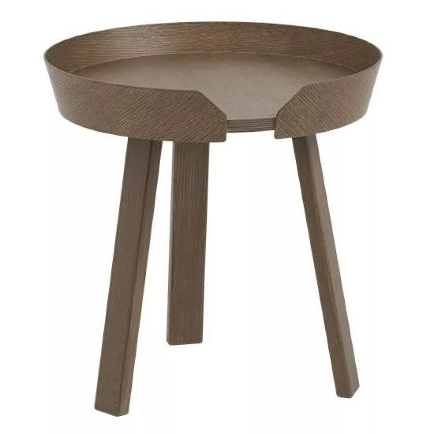 Muuto Around Coffee Bijzettafel Small 45 Stained Dark Brown 3 Muuto Around Coffee Bijzettafel Small 45 Stained Dark Brown