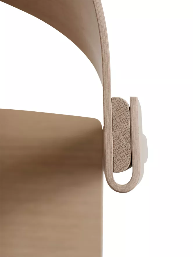Muuto Cover Side Chair Eetkamerstoel Dark Beige 10 Muuto Cover Side Chair Eetkamerstoel Dark Beige - Afbeelding 8