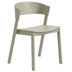 Muuto Cover Side Chair Eetkamerstoel Dark Beige