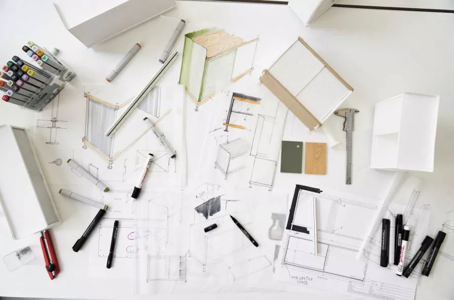 Muuto Enfold Low Dressoir Grijs/eiken 17 Muuto Enfold Low Dressoir Grijs/eiken - Afbeelding 15