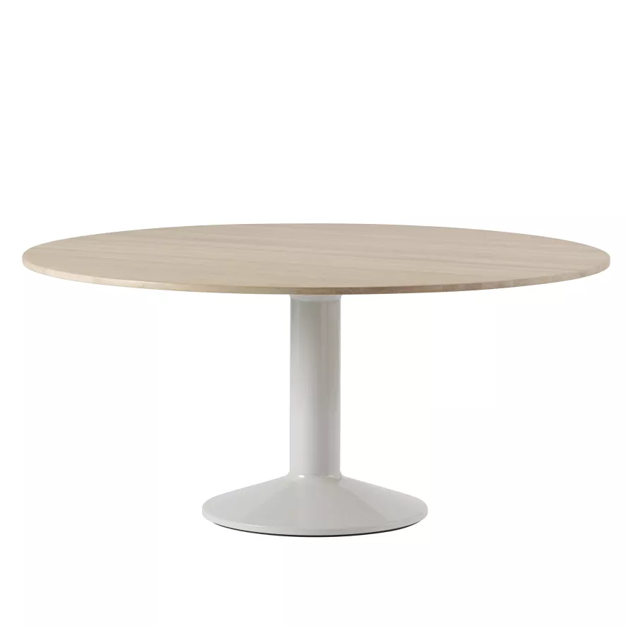 Muuto Midst Eettafel 160 Donker Geolied Eiken Zwarte Voet 10 Muuto Midst Eettafel 160 Donker Geolied Eiken Zwarte Voet - Afbeelding 8