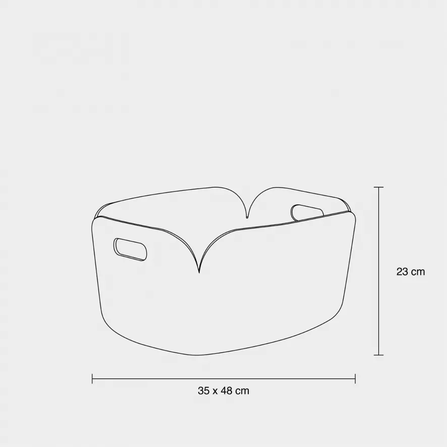 Muuto Restore Opbergmand Sand 4 Muuto Restore Opbergmand Sand - Afbeelding 2