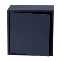 Muuto Stacked 2.0 Kast Medium Met Deur Donkerblauw