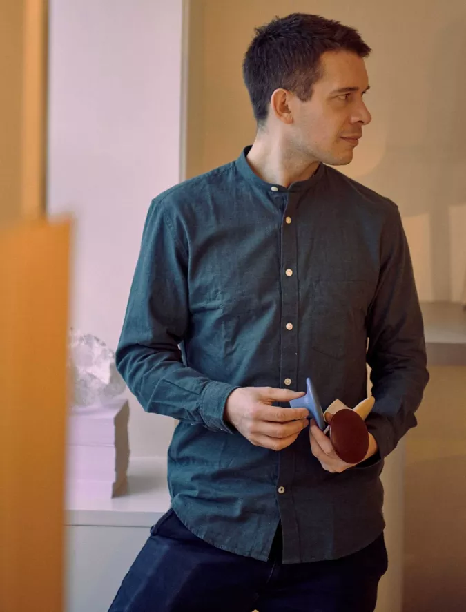 Muuto The Dots Haak Ø9 Bruin Groen 17 Muuto The Dots Haak Ø9 Bruin Groen - Afbeelding 15