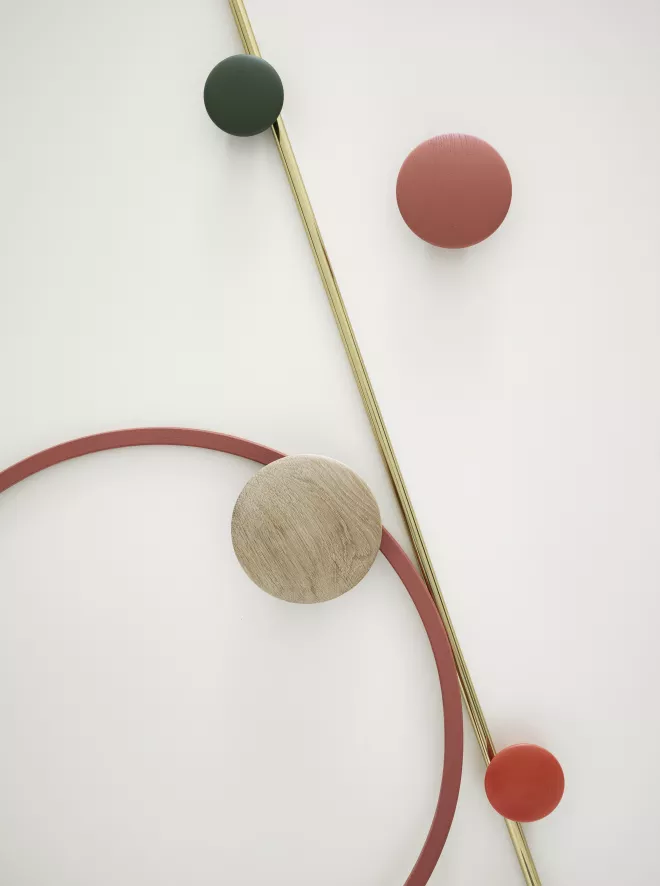 Muuto The Dots Haak Ø9 Bruin Groen 10 Muuto The Dots Haak Ø9 Bruin Groen - Afbeelding 8