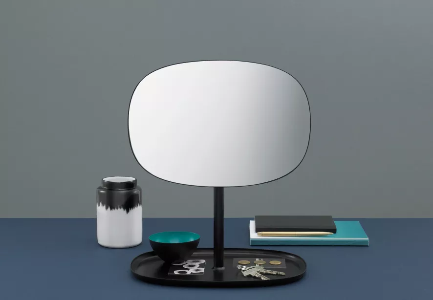 Normann Copenhagen Flip Mirror Spiegel Wit 8 Normann Copenhagen Flip Mirror Spiegel Wit - Afbeelding 6