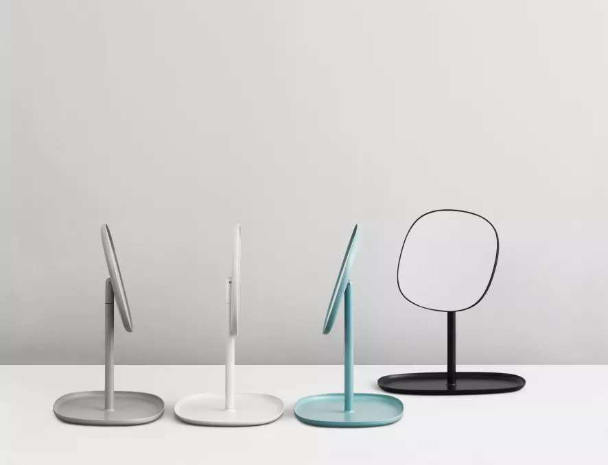Normann Copenhagen Flip Mirror Spiegel Wit 6 Normann Copenhagen Flip Mirror Spiegel Wit - Afbeelding 4