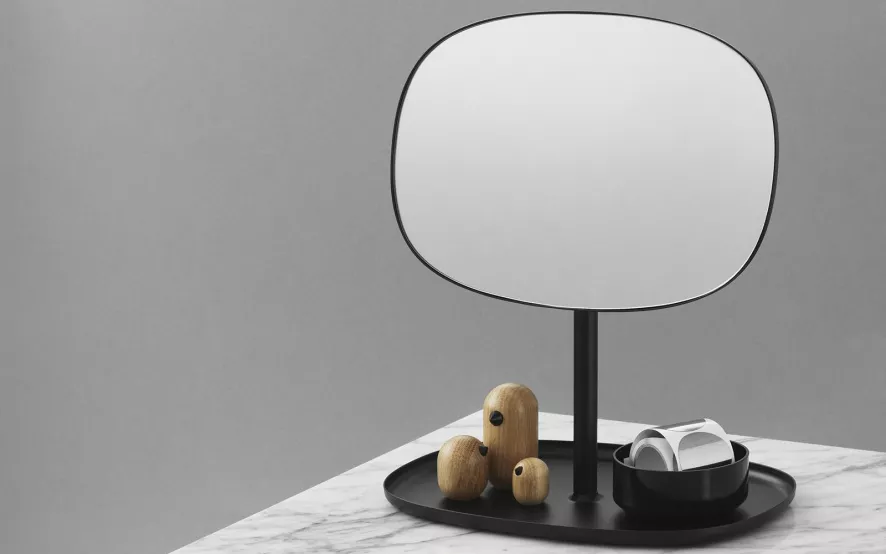 Normann Copenhagen Flip Mirror Spiegel Wit 17 Normann Copenhagen Flip Mirror Spiegel Wit - Afbeelding 15
