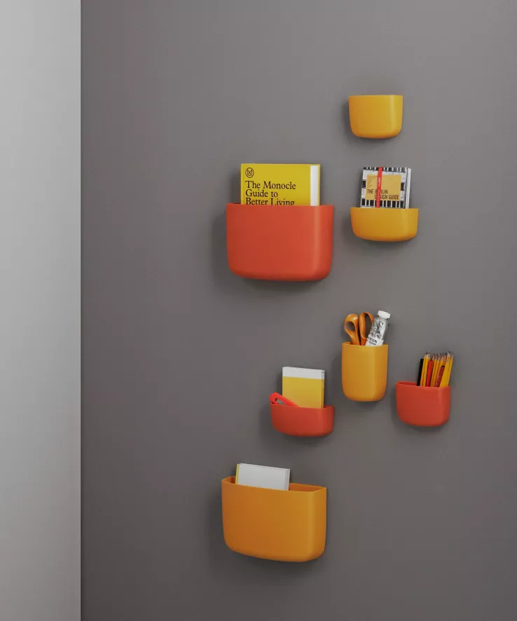 Normann Copenhagen Pocket Organizer 3 Wandplank Lichtgrijs 6 Normann Copenhagen Pocket Organizer 3 Wandplank Lichtgrijs - Afbeelding 4