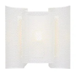 Northern Butterfly Perforated Wandlamp Wit