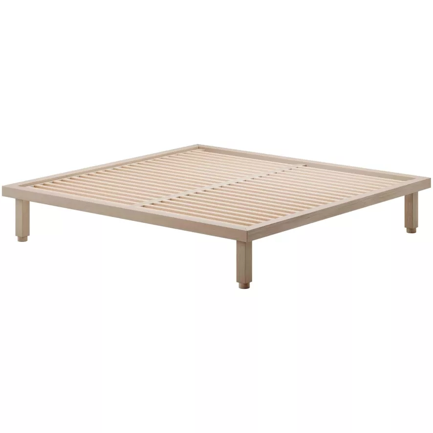 Objekte Unserer Tage Kaya Bed 200x200 Eiken Wit 3 Objekte Unserer Tage Kaya Bed 200x200 Eiken Wit