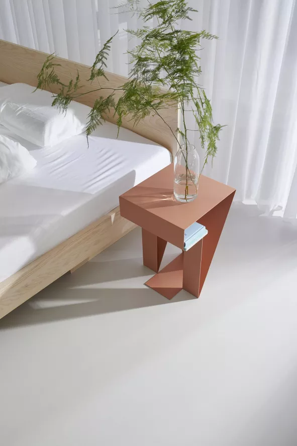 Objekte Unserer Tage Zians Bed Met Hoofdbord 140x200 Eiken Wit 9 Objekte Unserer Tage Zians Bed Met Hoofdbord 140x200 Eiken Wit - Afbeelding 7