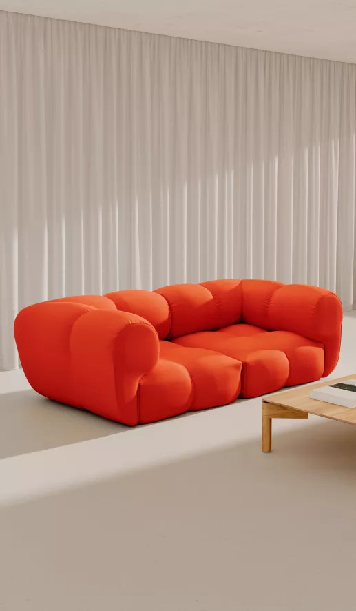 Objekte Unserer Tage Sander 2,5-zits Bank Met Arm Sand 7 Objekte Unserer Tage Sander 2,5-zits Bank Met Arm Sand - Afbeelding 5