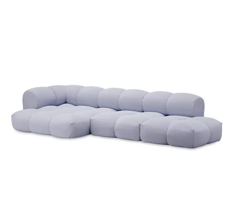 Objekte Unserer Tage Sander 4-zits Bank Links Midnight Blue 4 Objekte Unserer Tage Sander 4-zits Bank Links Midnight Blue - Afbeelding 2