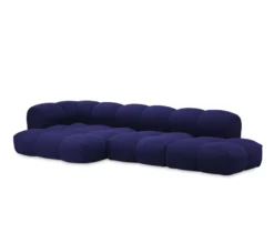 Objekte Unserer Tage Sander 4-zits Bank Links Midnight Blue