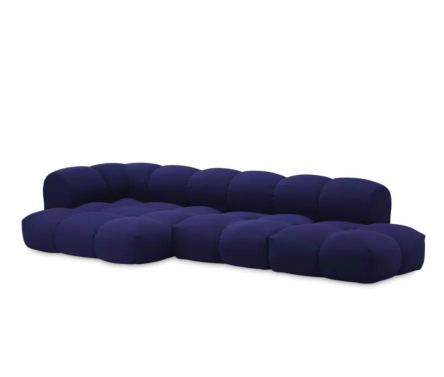 Objekte Unserer Tage Sander 4-zits Bank Links Midnight Blue 3 Objekte Unserer Tage Sander 4-zits Bank Links Midnight Blue