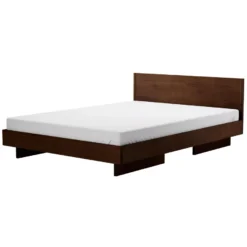 Objekte Unserer Tage Zians Bed Met Hoofdbord 140x200 Walnoot Naturel