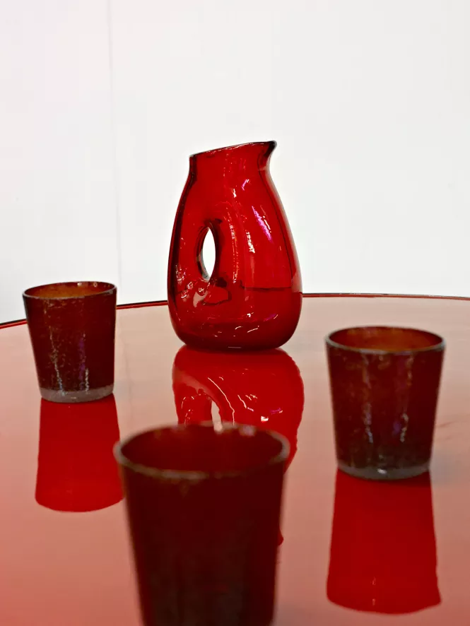 POLSPOTTEN Jug With Hole Karaf 0,85L Moss Green 9 POLSPOTTEN Jug With Hole Karaf 0,85L Moss Green - Afbeelding 7