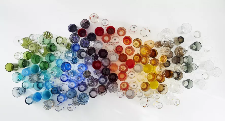 POLSPOTTEN Multicolour Blocks Champagneglas Set Van 6 7 POLSPOTTEN Multicolour Blocks Champagneglas Set Van 6 - Afbeelding 5