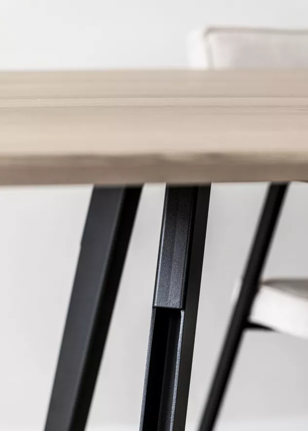 QLiv On Top Eettafel 220x90 Ash Grey Oak 6 QLiv On Top Eettafel 220x90 Ash Grey Oak - Afbeelding 4