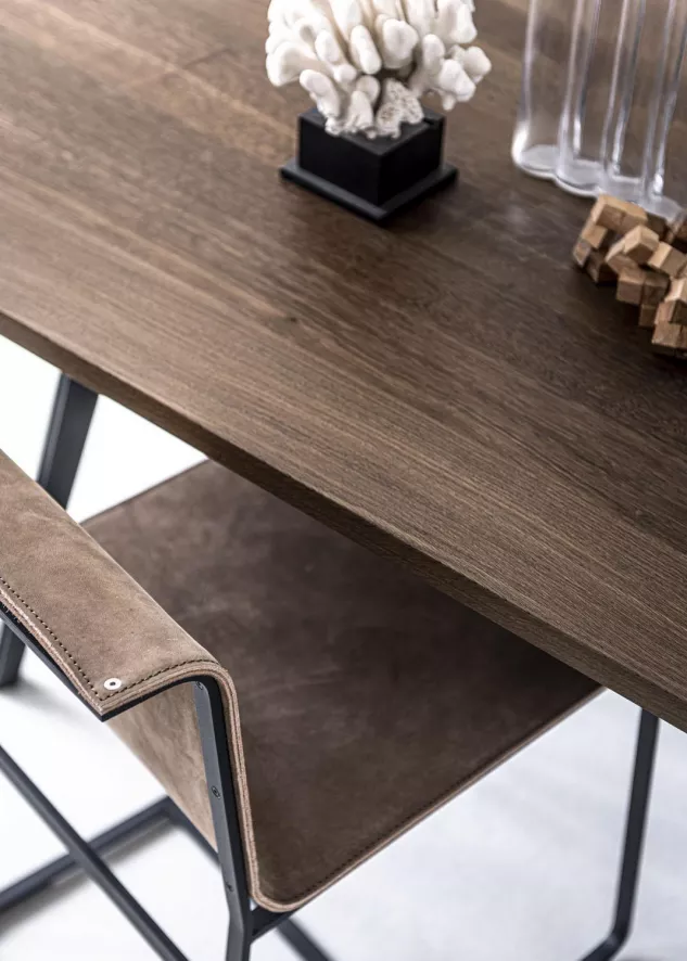 QLiv On Top Eettafel 220x90 Smoked Oak 4 QLiv On Top Eettafel 220x90 Smoked Oak - Afbeelding 2