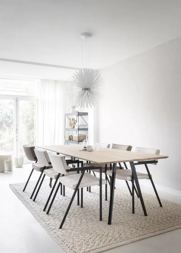 QLiv On Top Eettafel 220x90 Ash Grey Oak 9 QLiv On Top Eettafel 220x90 Ash Grey Oak - Afbeelding 7