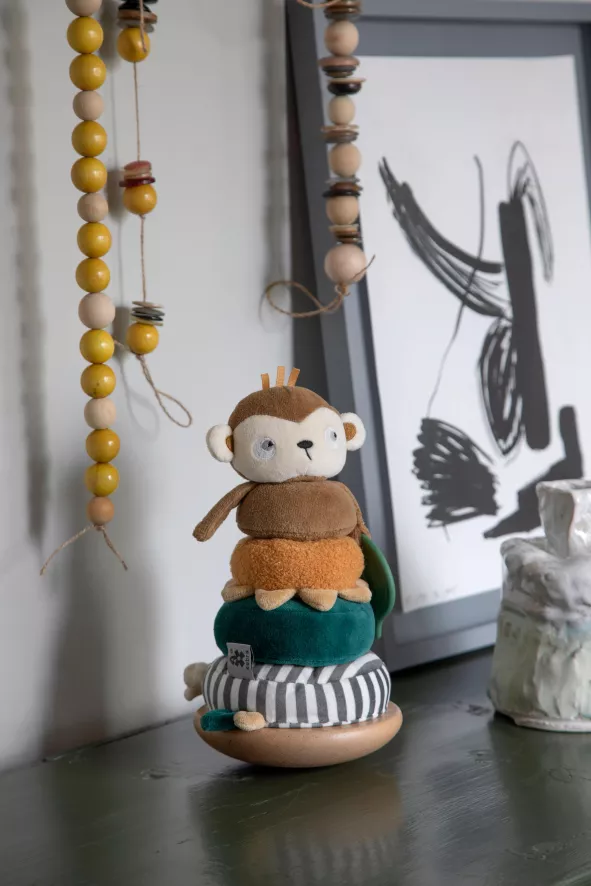 Sebra Maci The Monkey Stapeltoren Speelgoed 5 Sebra Maci The Monkey Stapeltoren Speelgoed - Afbeelding 3