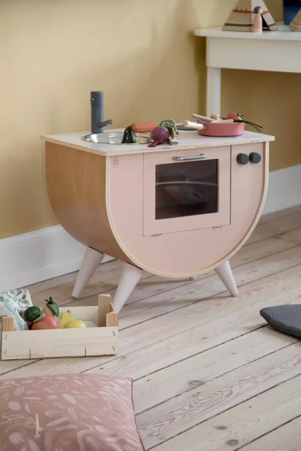 Sebra Speelkeuken Speelgoed Kinderkeuken Blossom Pink 12 Sebra Speelkeuken Speelgoed Kinderkeuken Blossom Pink - Afbeelding 10