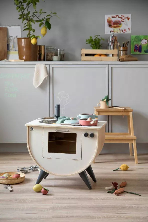 Sebra Speelkeuken Speelgoed Kinderkeuken Blossom Pink 13 Sebra Speelkeuken Speelgoed Kinderkeuken Blossom Pink - Afbeelding 11