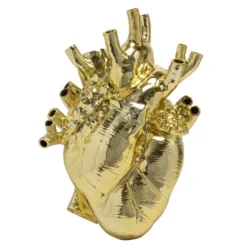 Seletti Love In Bloom Giant Hart Vaas Goud